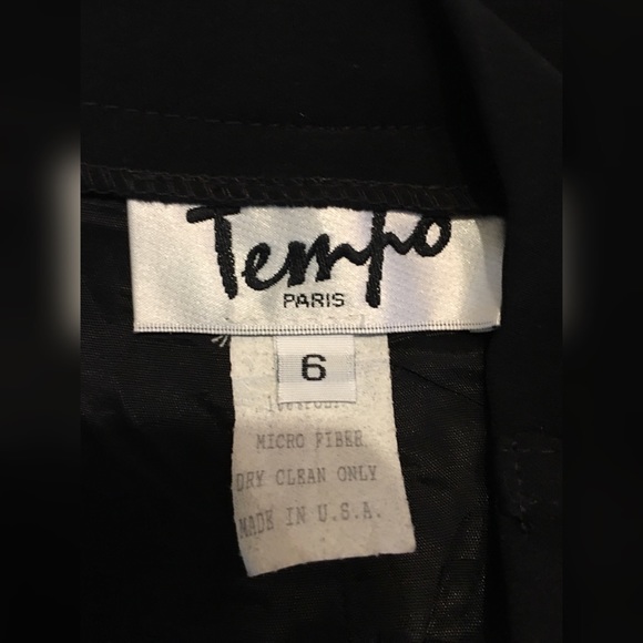 Tempo Paris Black Shorts Size 6 - Picture 4 of 4